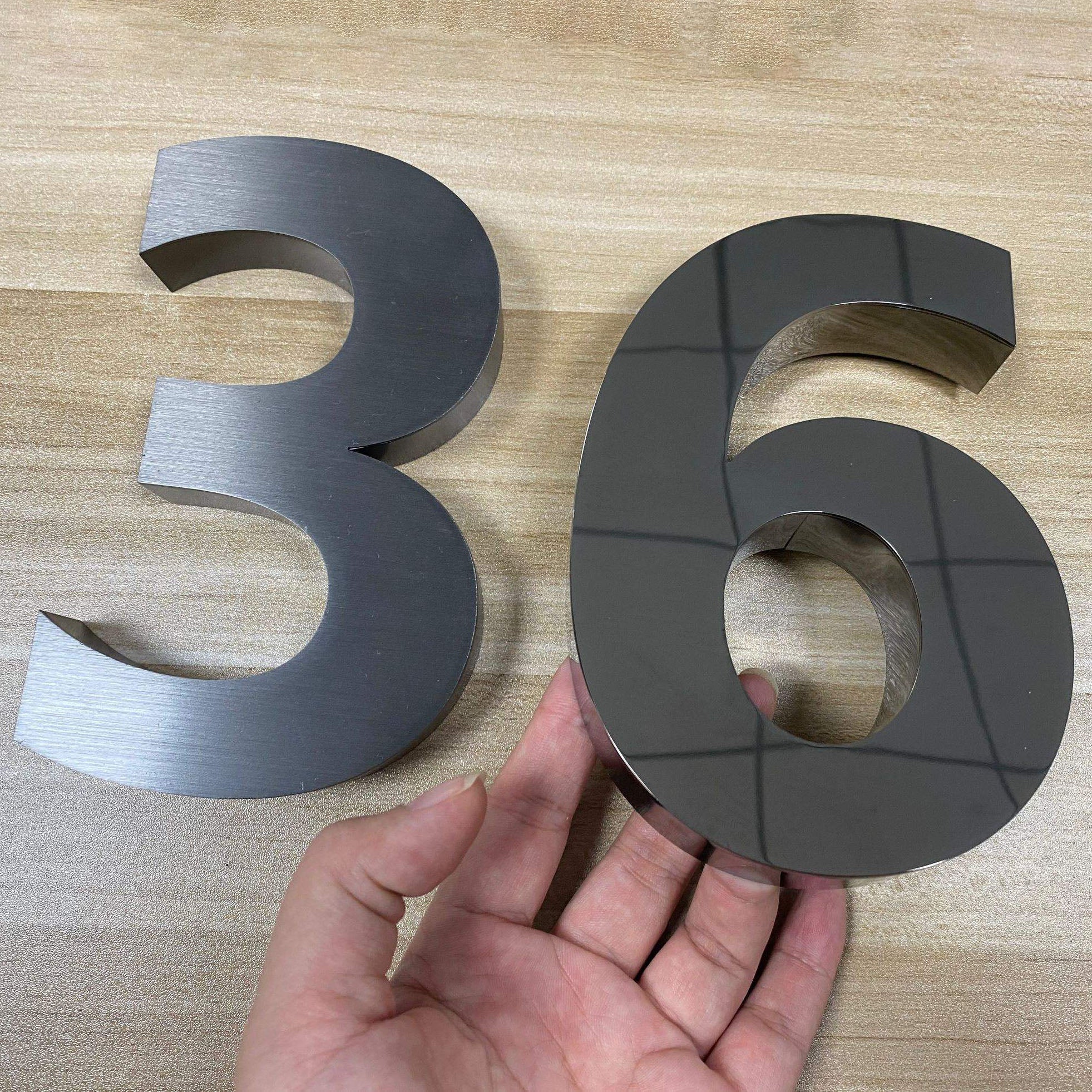 Custom 3D House Number Address Number Building Name Sign Large