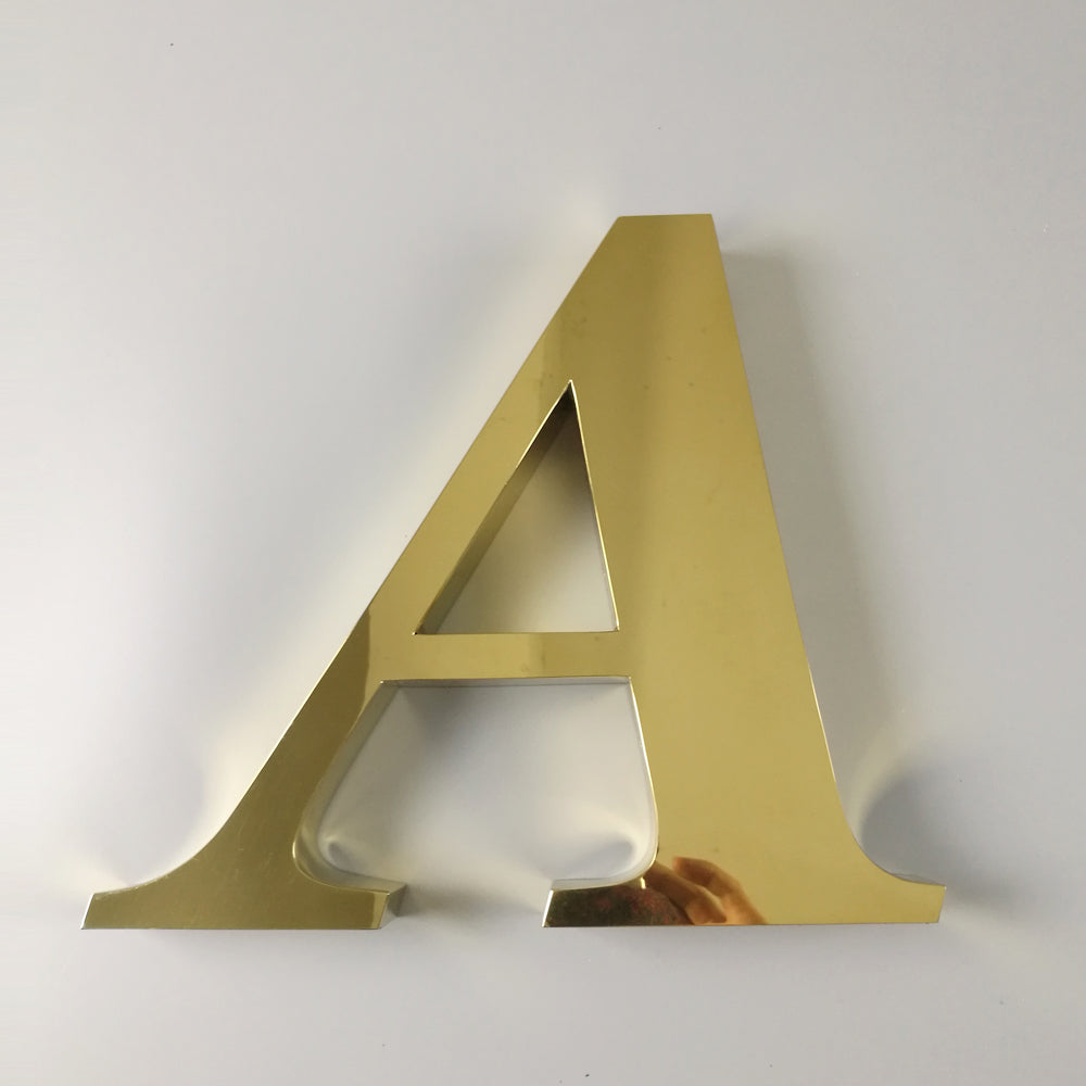 Non-Lighting Commercial Signage 3D Channel Letters Logo