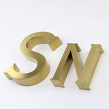 3D Metal Building Nameplate Signage Church Name School Institution