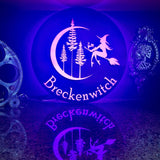 Custom Backlit Business Sign Round Led Lights Logo Signage Indoor Wall  Light Box