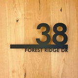 Customized Metal Address Plaque House Number Plaque Backlit Optional