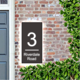 LED Backlit Vertical Address Plaque Sign Housewarming Gift