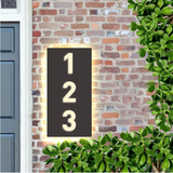 LED Backlit Vertical Address Plaque Sign Housewarming Gift