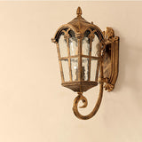 Outdoor Wall Light Fixtures Waterproof Garden Courtyard Balcony Retro Lantern Display